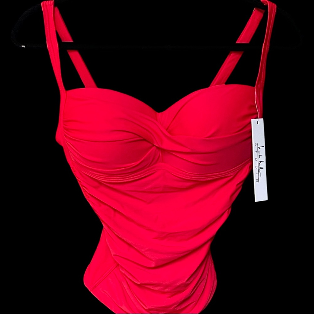 Nicole Miller NWT Red Tankini - Size SM